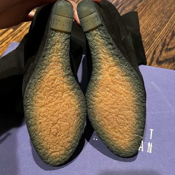 Stuart Weitzman Demiswoon black suede tall boots - Picture 6 of 8